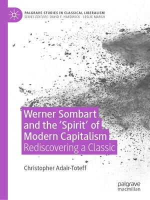 cover image of Werner Sombart and the 'Spirit' of Modern Capitalism
